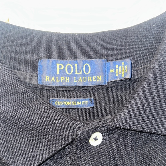 Black Polo Ralph Lauren Shirt - Big Pony - Picture 2 of 3
